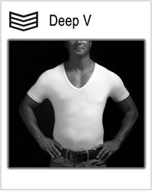 Herren Unterwasche Von Bambuss Tiefen V Ausschnitt T Shirts 3v Underwear